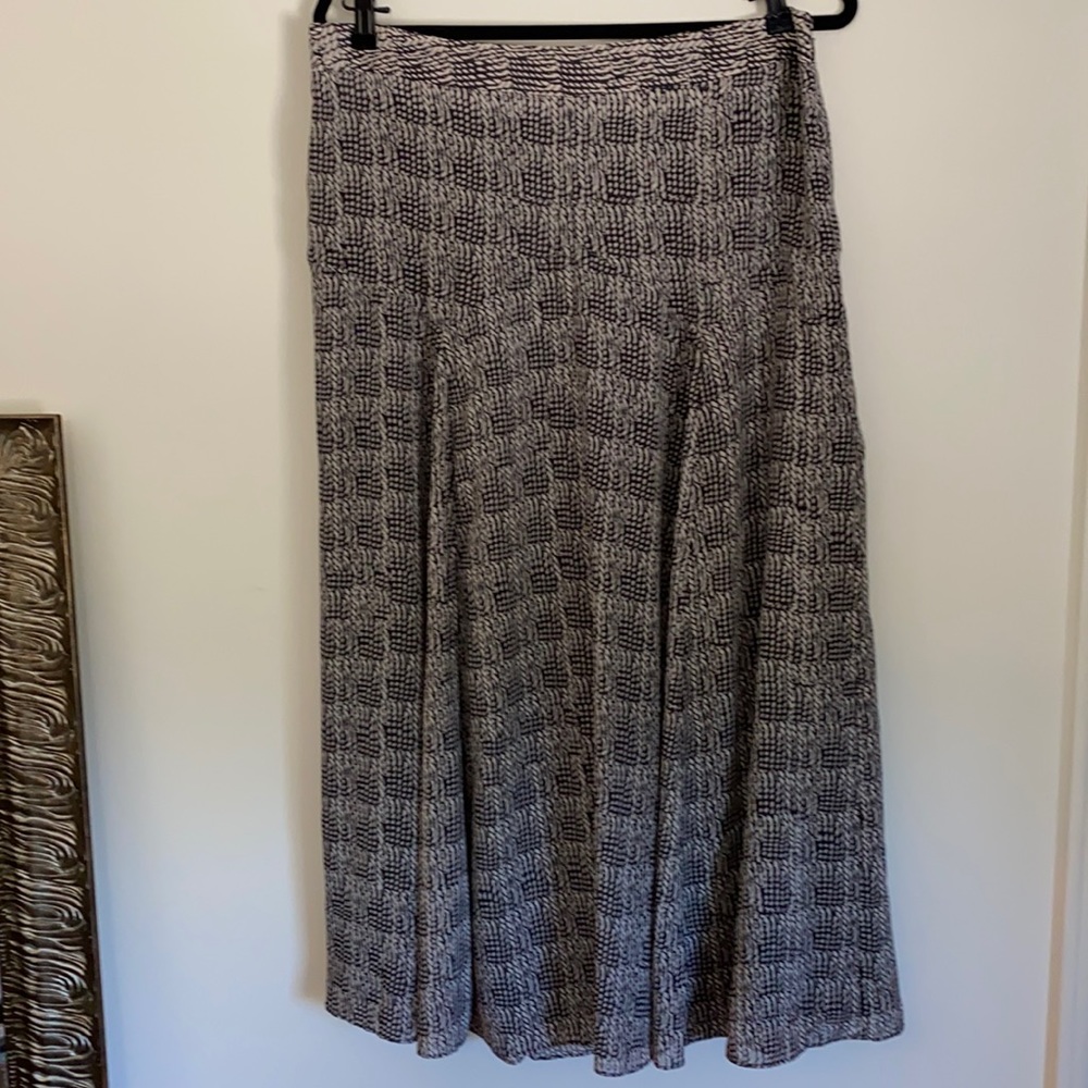 Besties Asymmetric Hem Maxi Skirt Ivory